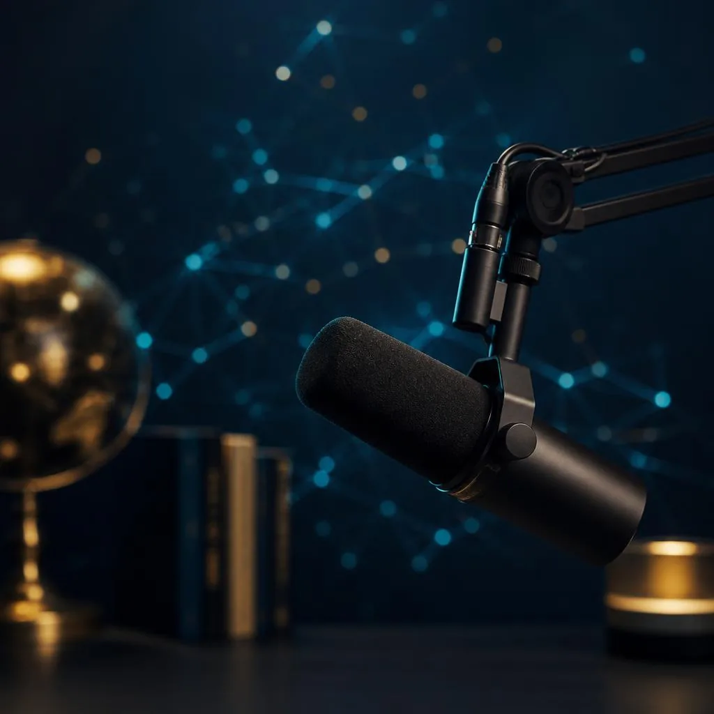 Guardians of the Data podcast microphone